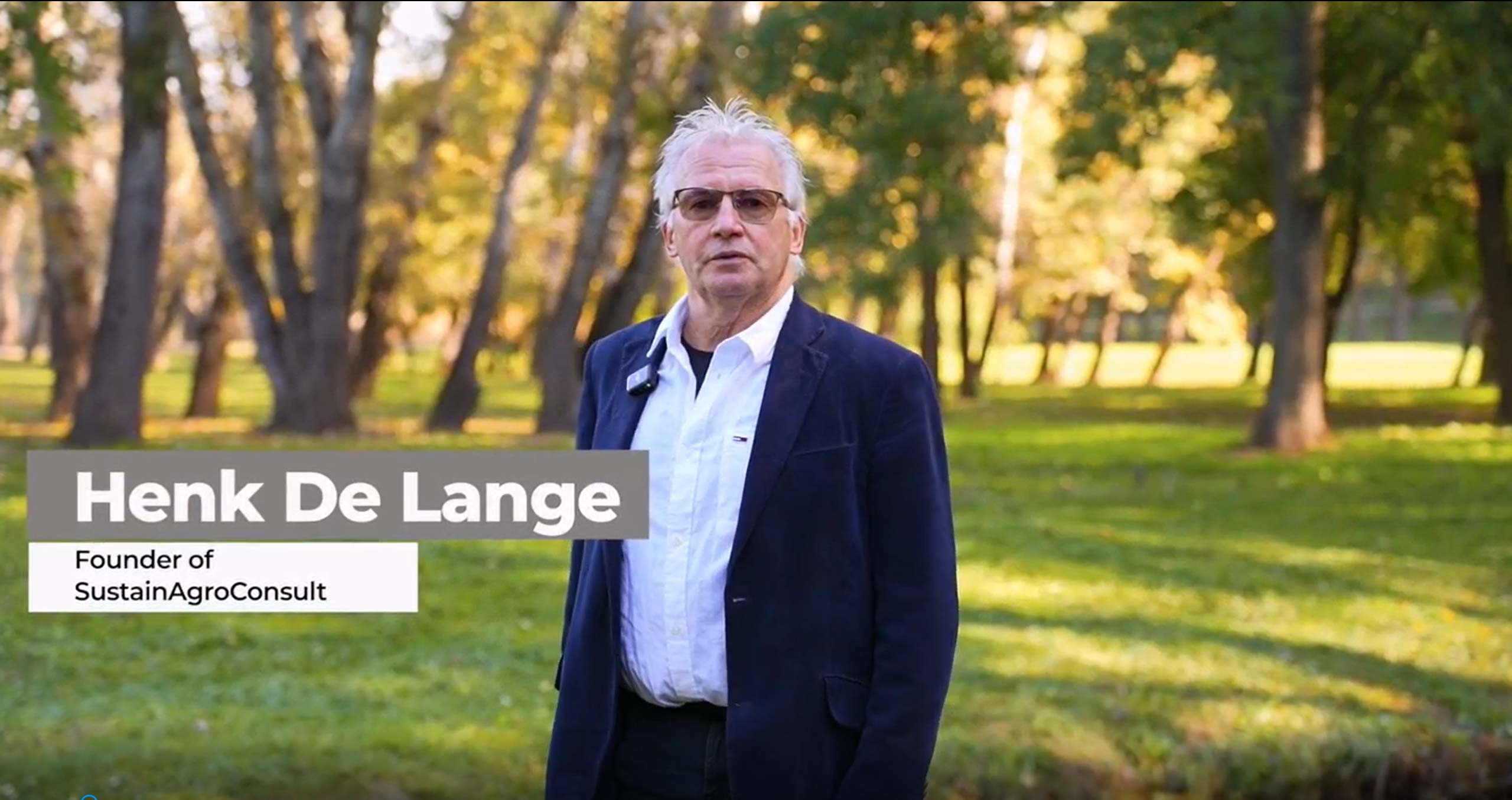 Henk De Lange, Founder of SustainAgroConsult